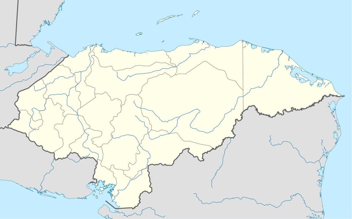 карта Гандурас