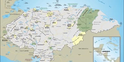 Карта Гандураса 