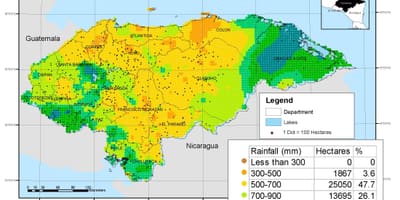 Карта Гандураса клімату